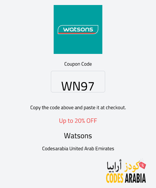 Watsons Up to 20% OFF